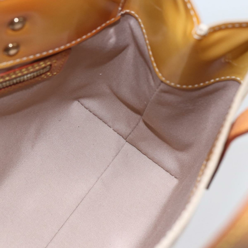 【日本直送】路易威登 Monogram Vernis Reade PM 手提包 米色 M91334 LV 正品 147708-18