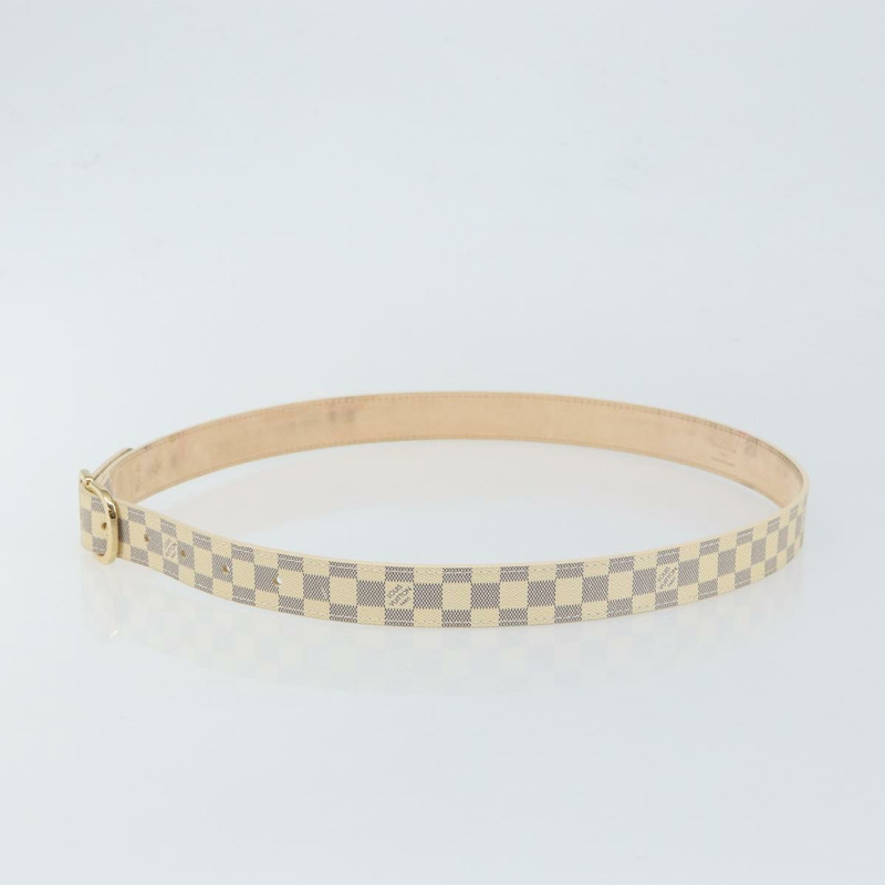 【日本直送】路易威登 Damier Azur Ceinture 迷你皮帶 38.6 英吋 M9782 LV 正品 147727-2