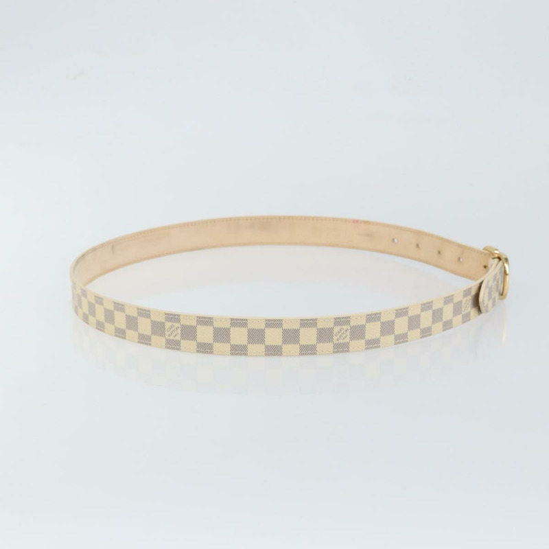 【日本直送】路易威登 Damier Azur Ceinture 迷你皮帶 38.6 英吋 M9782 LV 正品 147727-3