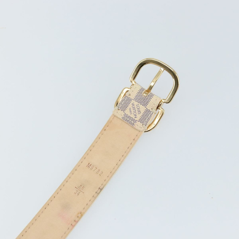 【日本直送】路易威登 Damier Azur Ceinture 迷你皮帶 38.6 英吋 M9782 LV 正品 147727-6