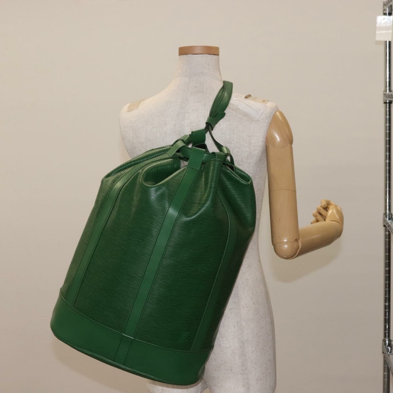 【日本直送】Epi Randonnee GM 單肩包綠色 M43084 LV 正品 147705-19