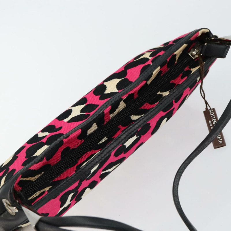 【日本直送】BOTTEGA VENETA 單肩帆布包 銀粉紅 正品 147659-5