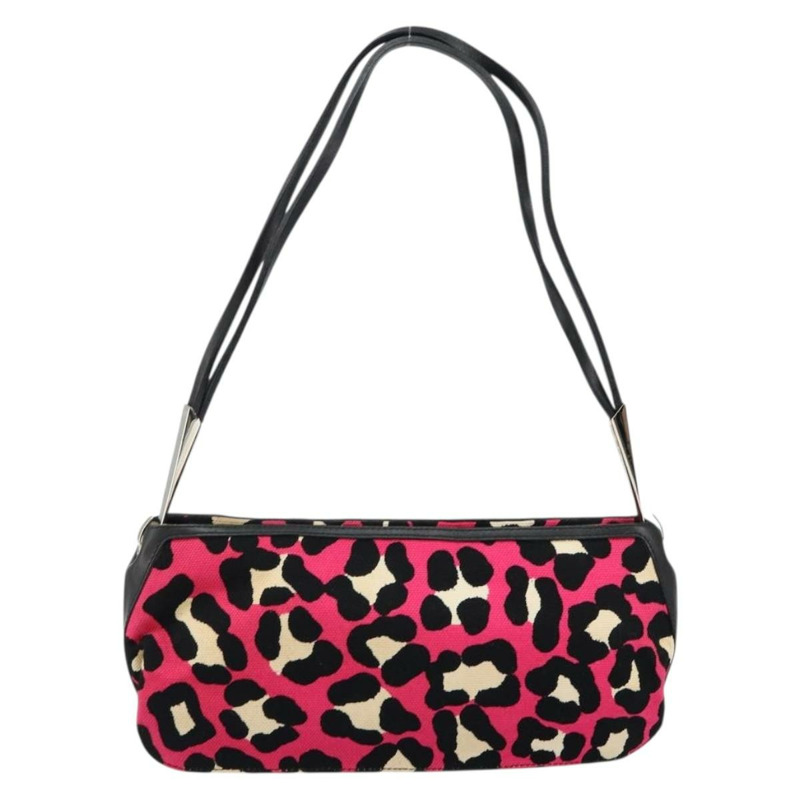 【日本直送】BOTTEGA VENETA 單肩帆布包 銀粉紅 正品 147659-12