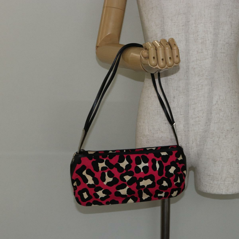 【日本直送】BOTTEGA VENETA 單肩帆布包 銀粉紅 正品 147659-23