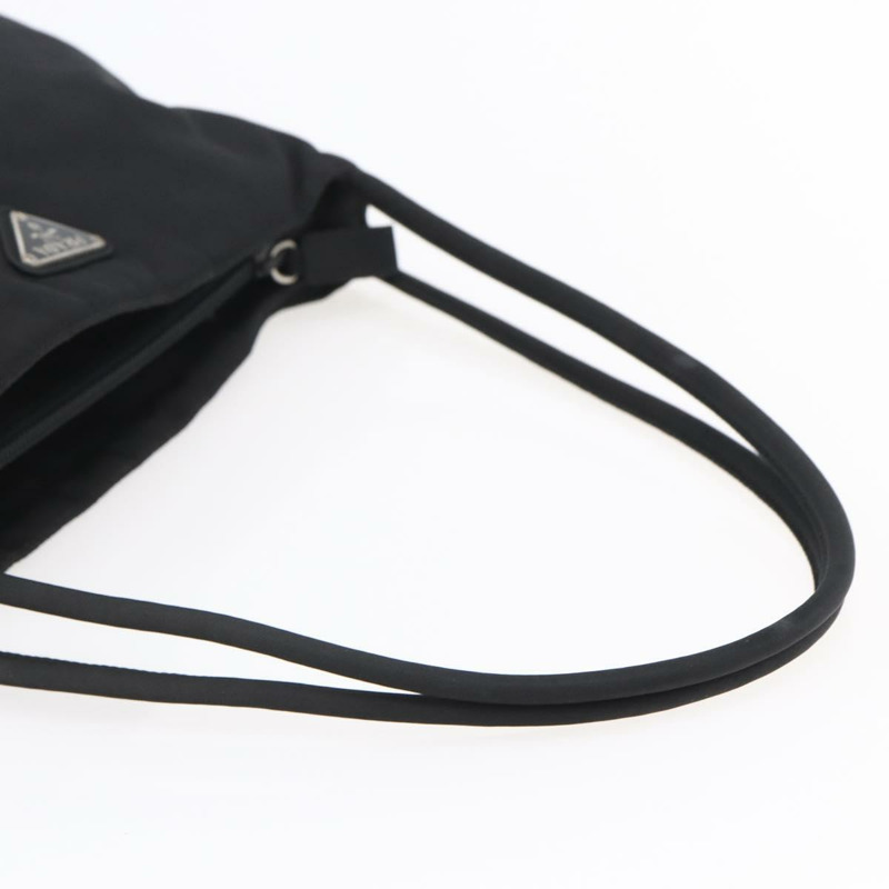 【日本直送】PRADA 尼龍手提包 黑色 銀色 正品 SW1710-6