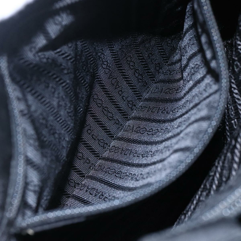 【日本直送】PRADA 尼龍手提包 黑色 銀色 正品 SW1710-20