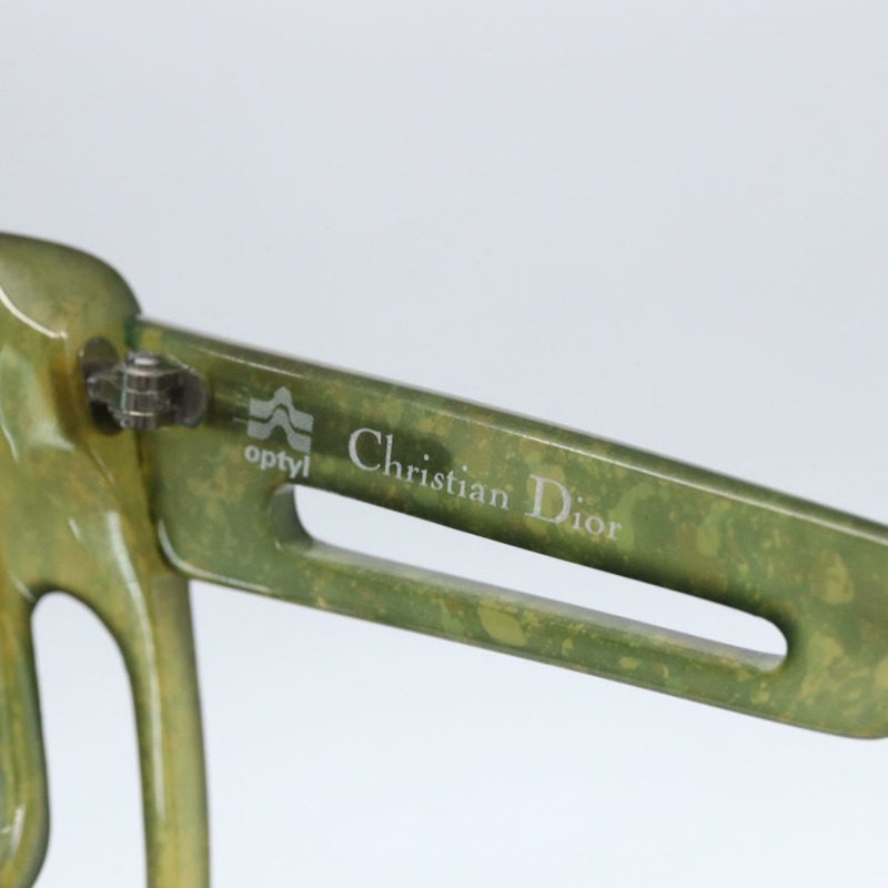 【日本直送】Christian Dior 太陽眼鏡 塑膠 綠色 Auth SW1739-8
