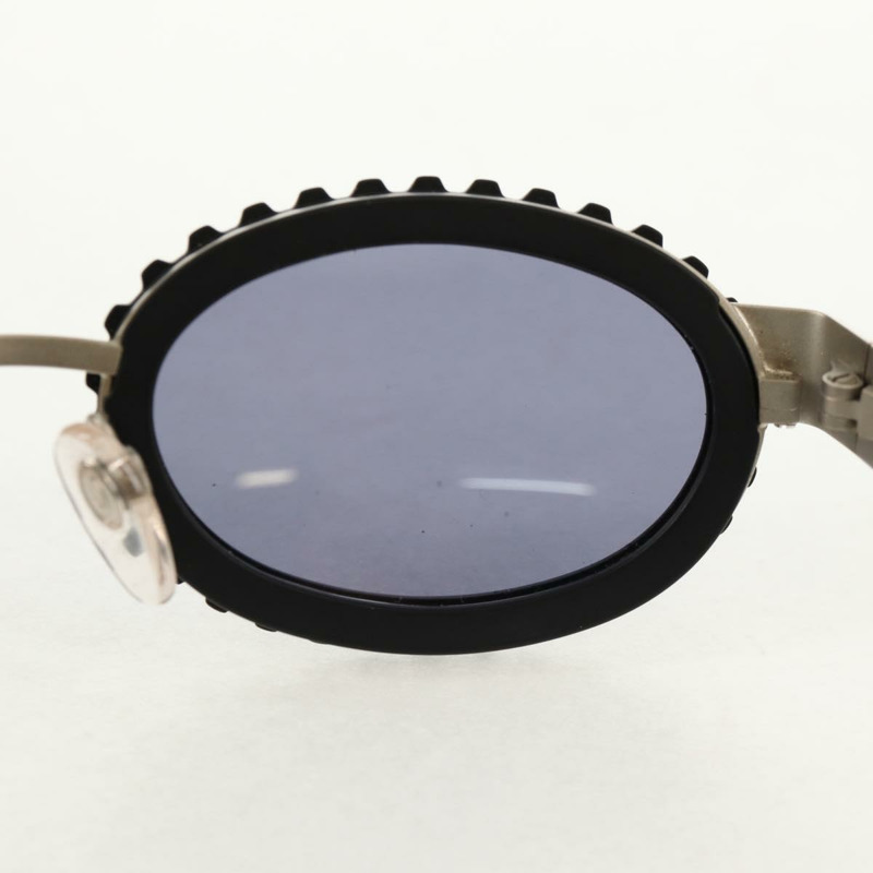 【日本直送】香奈兒 31 RUE CAMBON 太陽眼鏡 金屬 銀黑色 10506 90405 CC Auth SW1746V-7