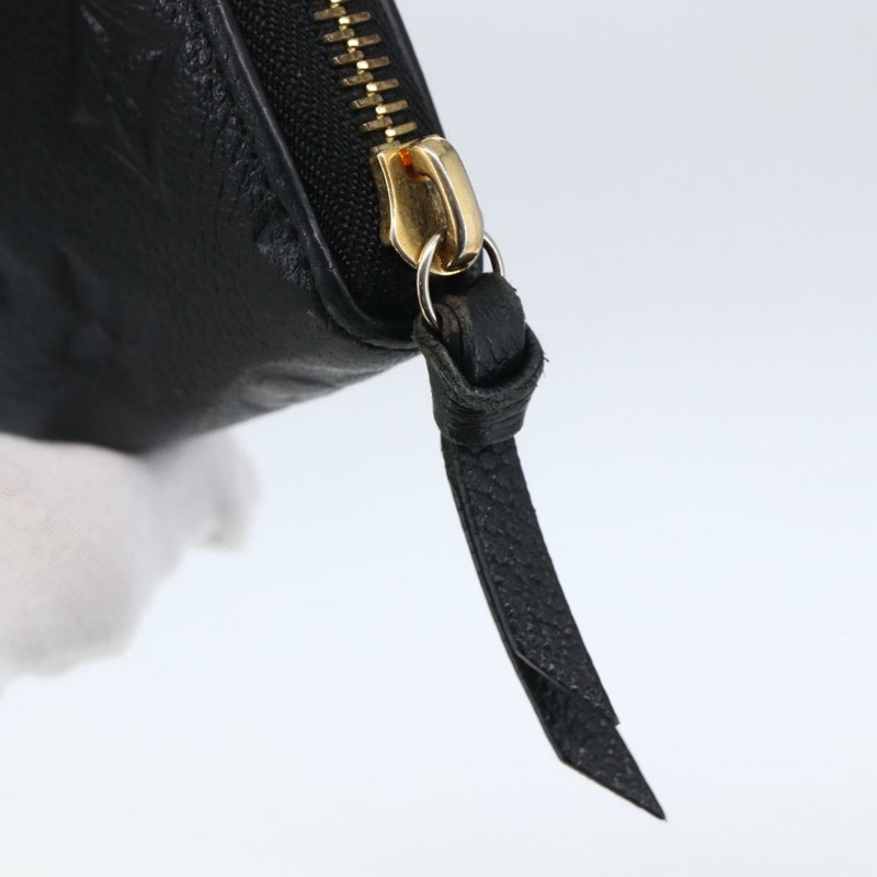 【日本直送】路易威登 Monogram Empreinte Zippy 皮夾黑色 M61864 LV 正品 144716-7