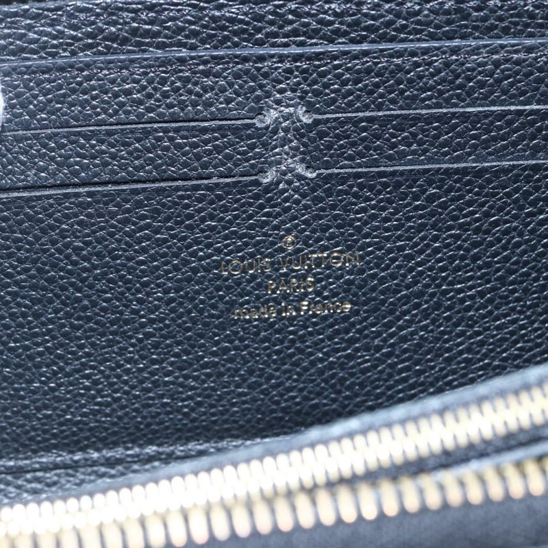 【日本直送】路易威登 Monogram Empreinte Zippy 皮夾黑色 M61864 LV 正品 144716-9