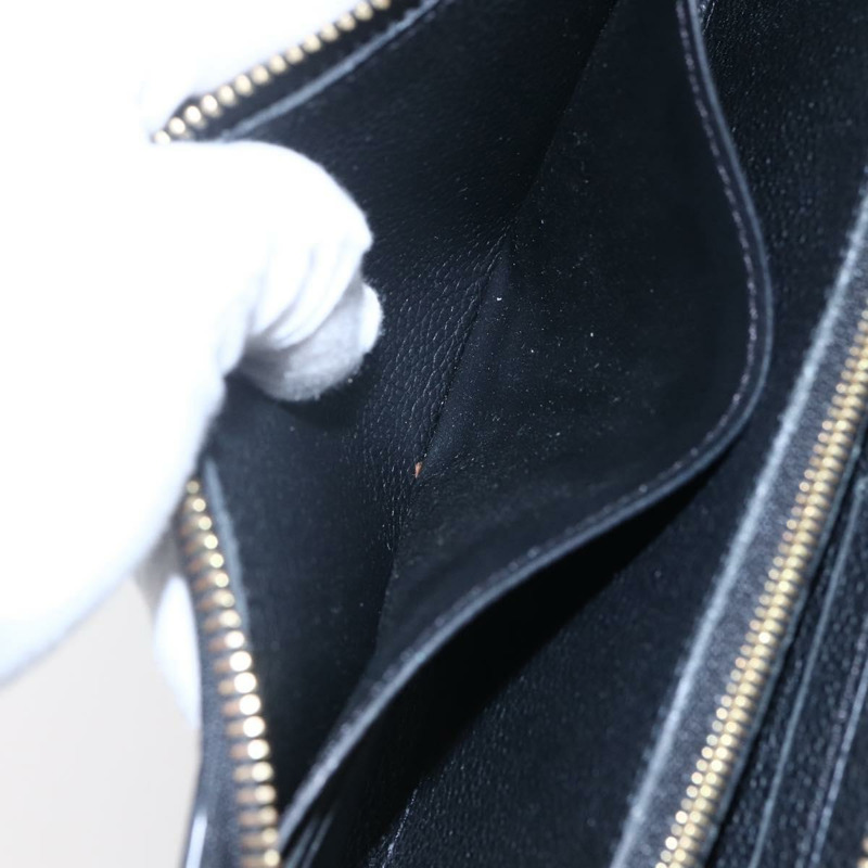 【日本直送】路易威登 Monogram Empreinte Zippy 皮夾黑色 M61864 LV 正品 144716-16
