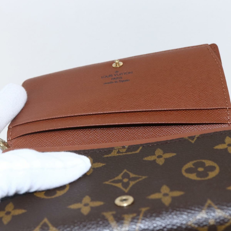 【日本直送】路易威登 Monogram Porte Monnaie Billets Tresor 錢包 M61730 LV 正品 144718-18