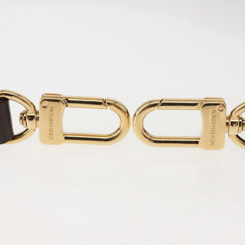 【日本直送】路易威登可調式肩帶,皮革材質,長度29.1英寸至33.5英寸,棕色,正品 am9447-8