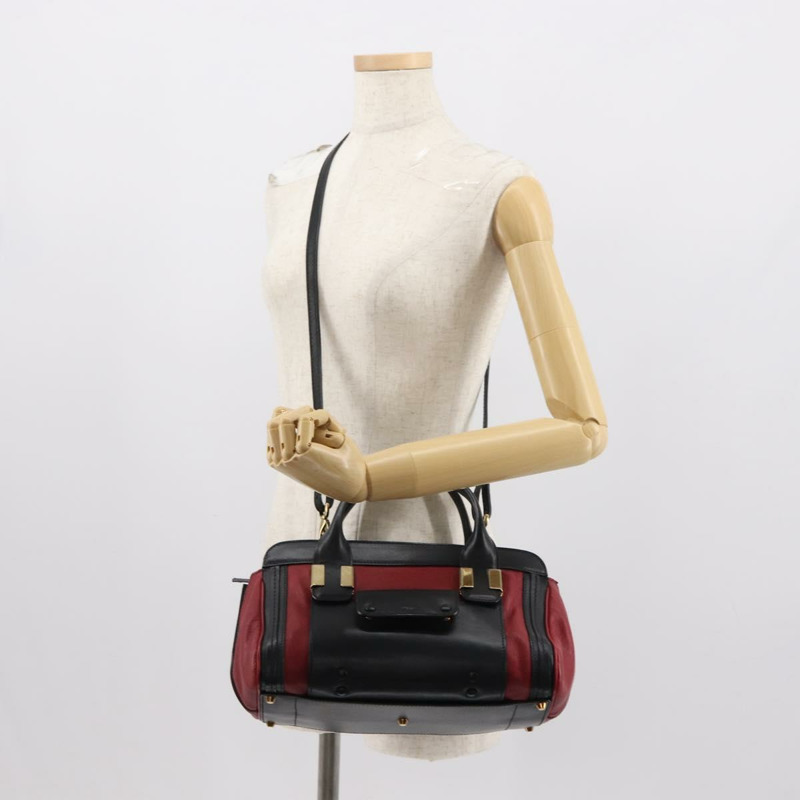 【日本直送】Chloe Alice 手提包 皮革 兩用 紅色 金色 正品 am9437-23