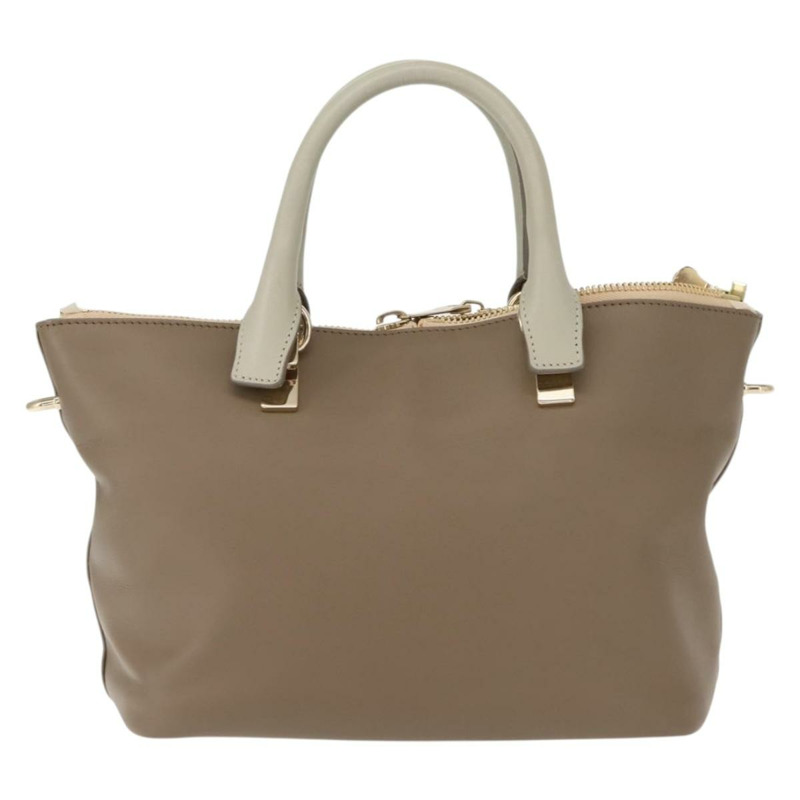 【日本直送】Chloe Bailey 手提包 皮革 兩用 灰色/淺藍色 正品 121377-1