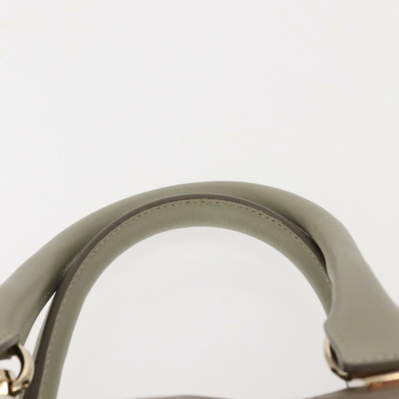 【日本直送】Chloe Bailey 手提包 皮革 兩用 灰色/淺藍色 正品 121377-13