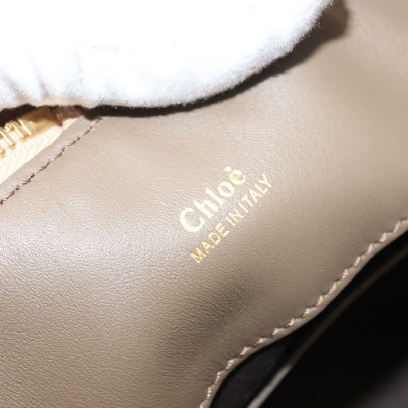 【日本直送】Chloe Bailey 手提包 皮革 兩用 灰色/淺藍色 正品 121377-18