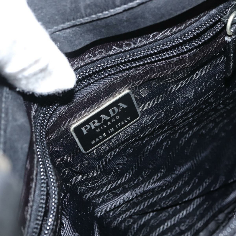 【日本直送】PRADA 黑色真皮單肩包，正品編號 121345-9