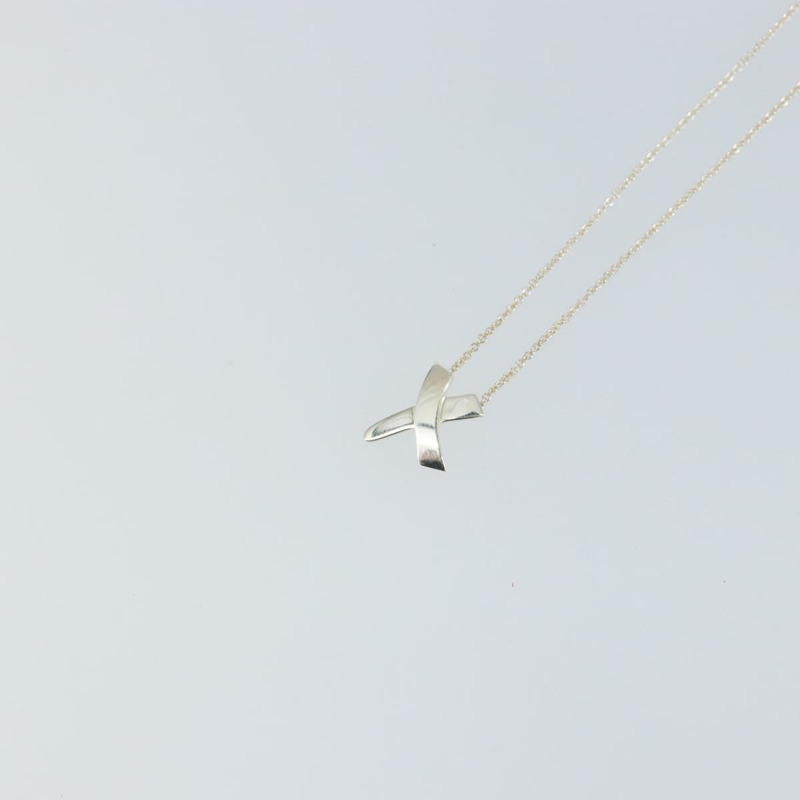 【日本直送】蒂芬妮 (TIFFANY&Co.) 十字吻項鍊 925純銀 正品 am9443-2