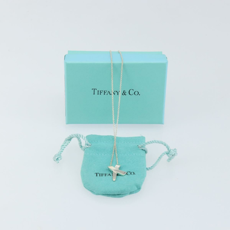 【日本直送】蒂芬妮 (TIFFANY&Co.) 十字吻項鍊 925純銀 正品 am9443-11