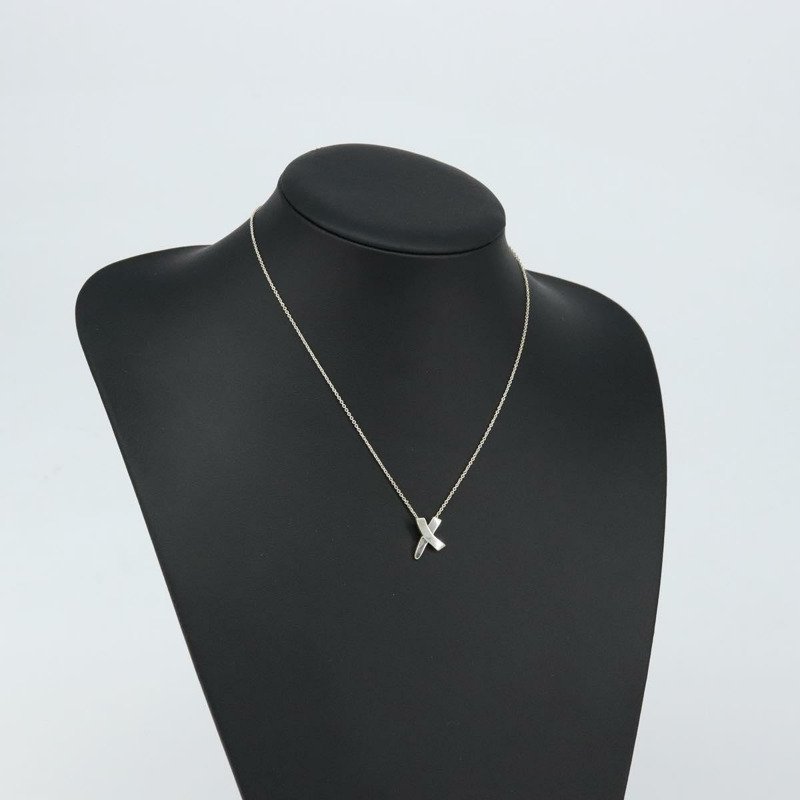 【日本直送】蒂芬妮 (TIFFANY&Co.) 十字吻項鍊 925純銀 正品 am9443-12
