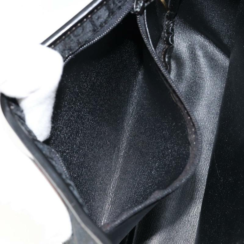 【日本直送】Christian Dior Trotter帆布肩背包 黑色 金色 正品 146914-11