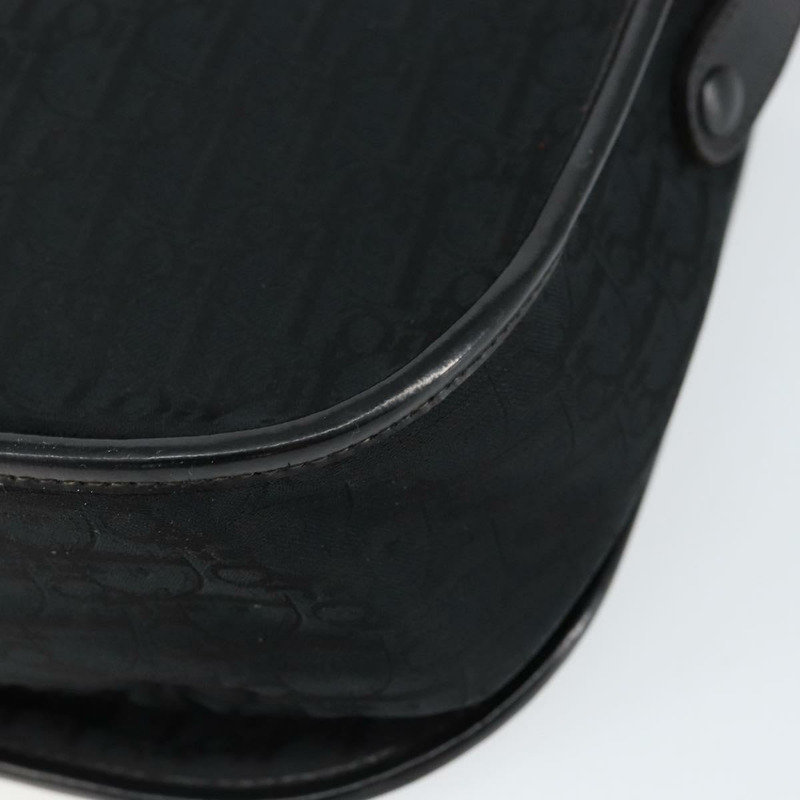 【日本直送】Christian Dior Trotter帆布肩背包 黑色 金色 正品 146914-14