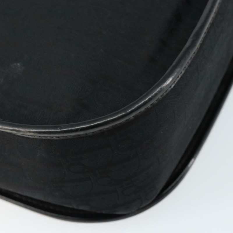 【日本直送】Christian Dior Trotter帆布肩背包 黑色 金色 正品 146914-15