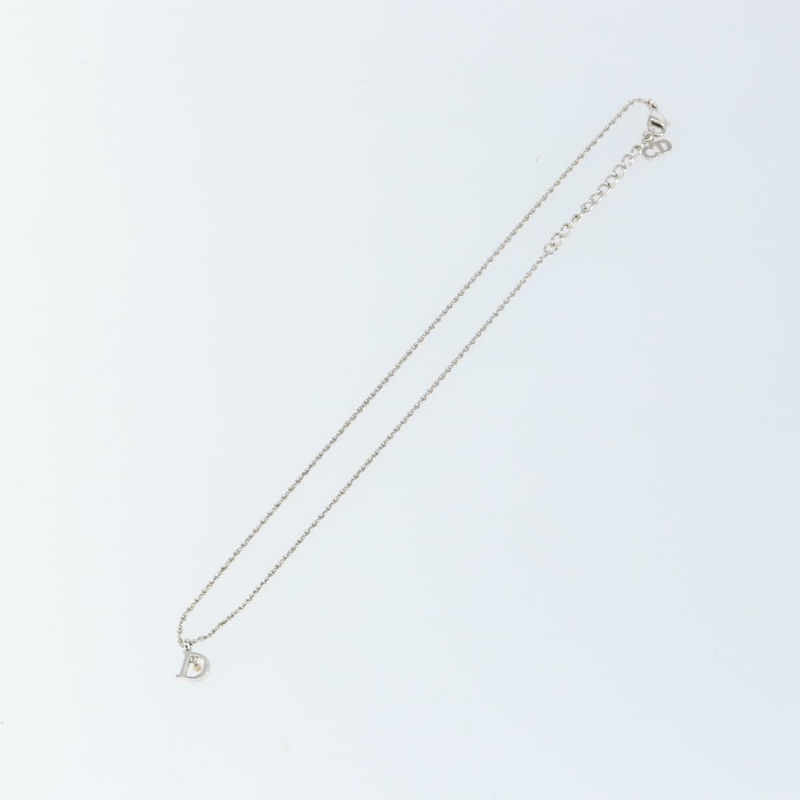 【日本直送】Christian Dior 項鍊 金屬 銀色 Auth am9482-1