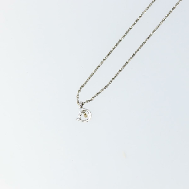 【日本直送】Christian Dior 項鍊 金屬 銀色 Auth am9482-2