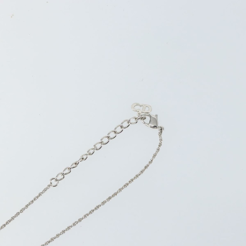 【日本直送】Christian Dior 項鍊 金屬 銀色 Auth am9482-10