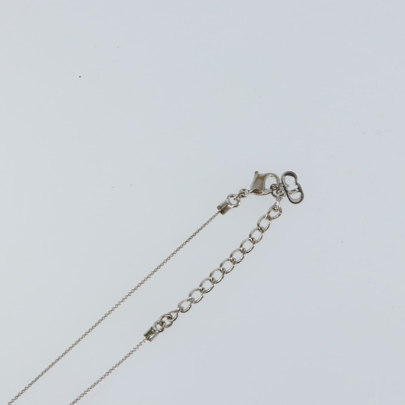 【日本直送】Christian Dior 項鍊 金屬 銀色 Auth am9444-5