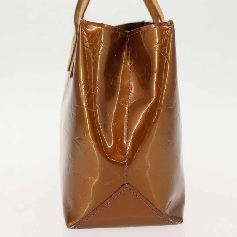 【日本直送】路易威登 Monogram Vernis Reade PM 手提包 青銅色 M91146 LV Auth 146889-2