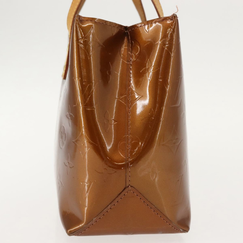 【日本直送】路易威登 Monogram Vernis Reade PM 手提包 青銅色 M91146 LV Auth 146889-3