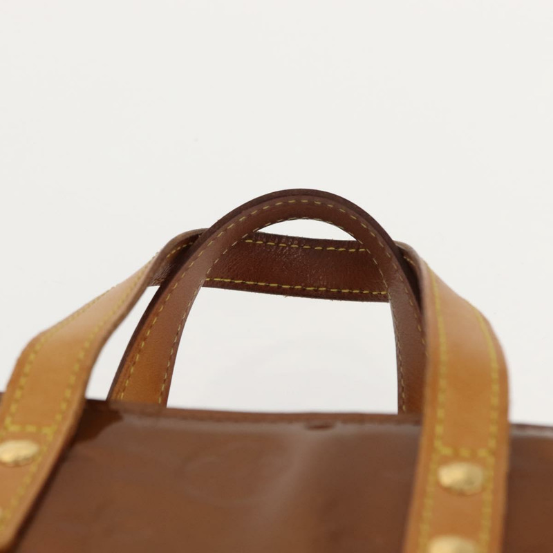 【日本直送】路易威登 Monogram Vernis Reade PM 手提包 青銅色 M91146 LV Auth 146889-7