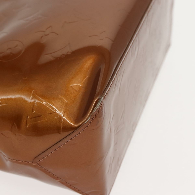 【日本直送】路易威登 Monogram Vernis Reade PM 手提包 青銅色 M91146 LV Auth 146889-8