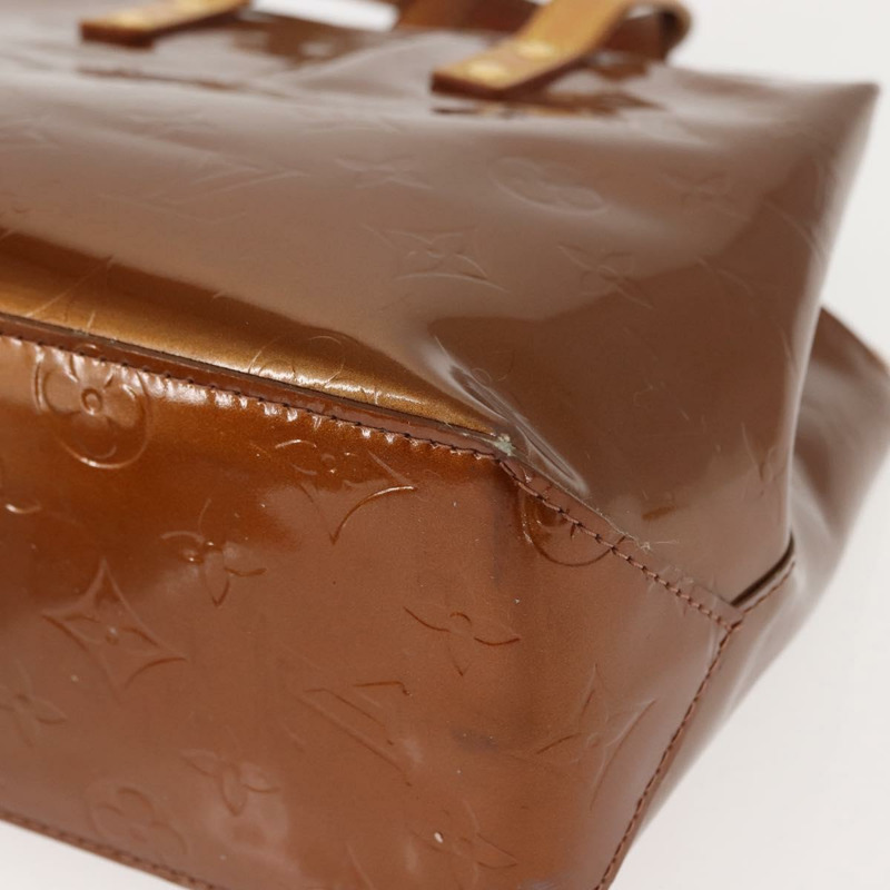 【日本直送】路易威登 Monogram Vernis Reade PM 手提包 青銅色 M91146 LV Auth 146889-13