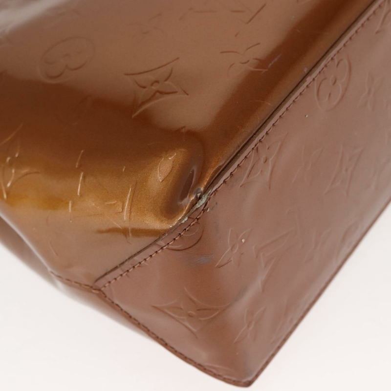 【日本直送】路易威登 Monogram Vernis Reade PM 手提包 青銅色 M91146 LV Auth 146889-14
