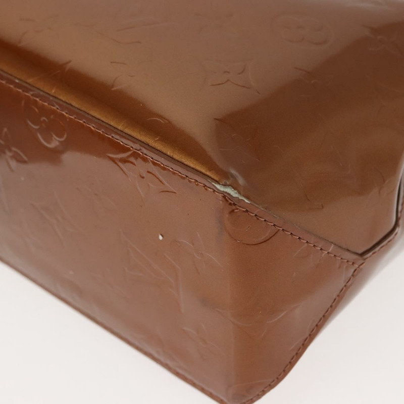 【日本直送】路易威登 Monogram Vernis Reade PM 手提包 青銅色 M91146 LV Auth 146889-15