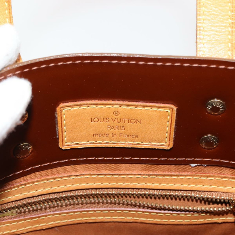 【日本直送】路易威登 Monogram Vernis Reade PM 手提包 青銅色 M91146 LV Auth 146889-17