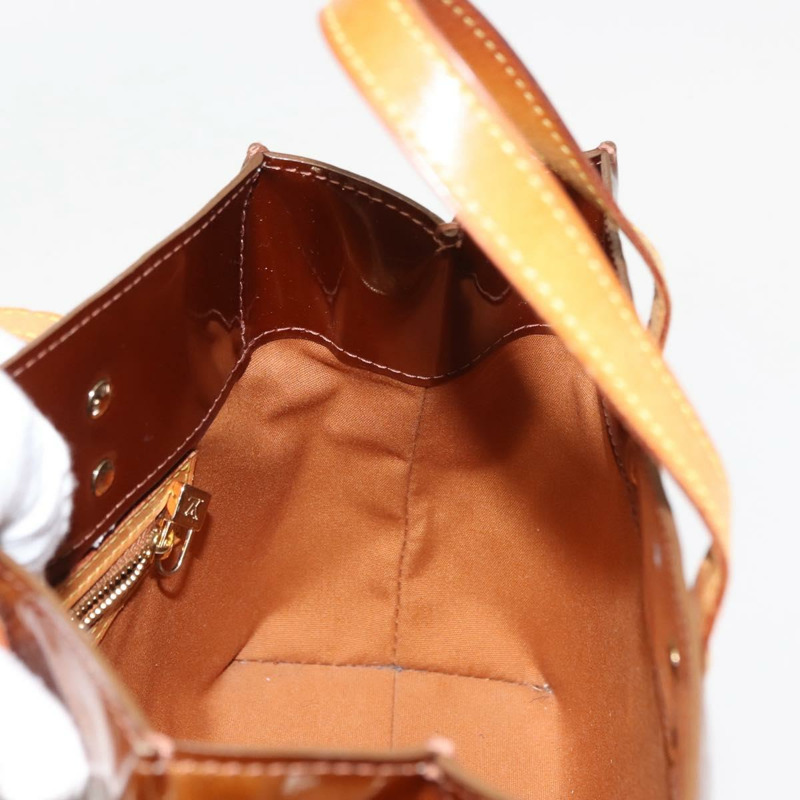 【日本直送】路易威登 Monogram Vernis Reade PM 手提包 青銅色 M91146 LV Auth 146889-18