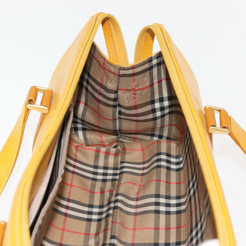 【日本直送】Burberrys 皮革肩背包，黃金色，正品編號 130822-16