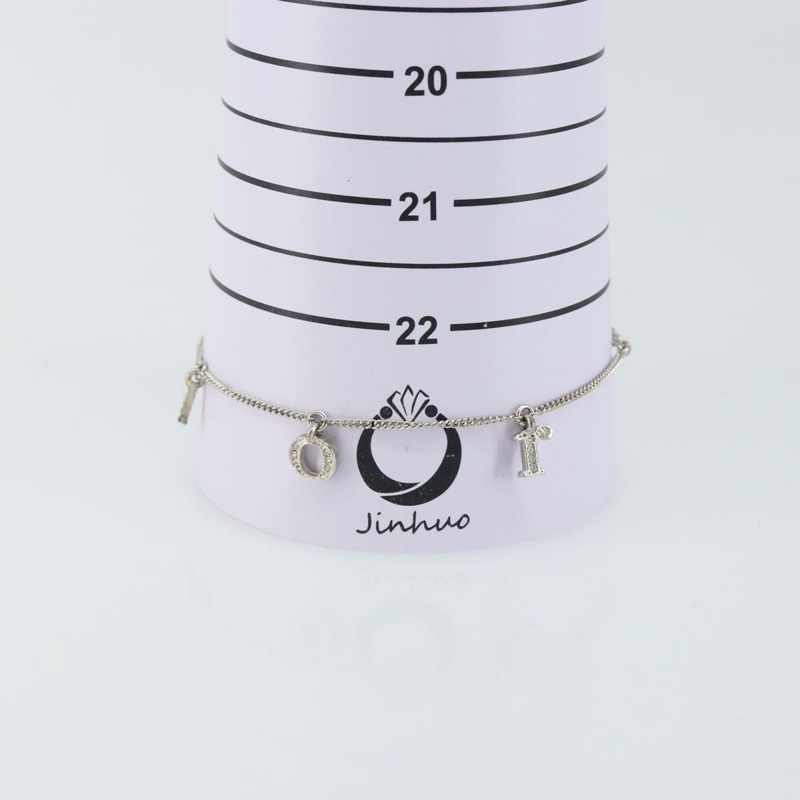 【日本直送】Christian Dior 手環 金屬 銀色 Auth am9445-10