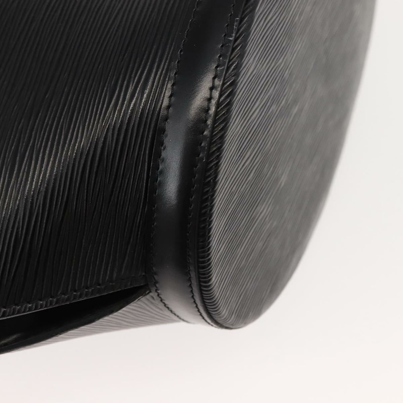 【日本直送】路易威登 Epi Saint Jacques 購物單肩包 黑色 M52262 正品 147032-13