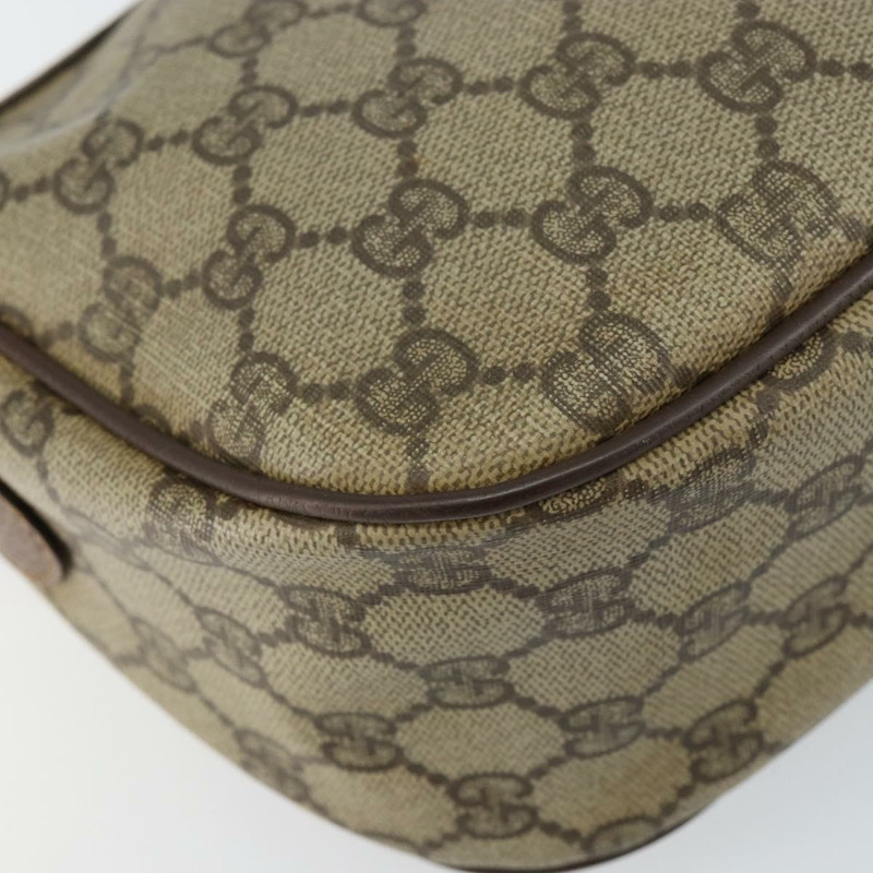 【日本直送】GUCCI GG Supreme Web Sherry Line 手提包 PVC 米色 金色 89 02 032 正品 121380-16