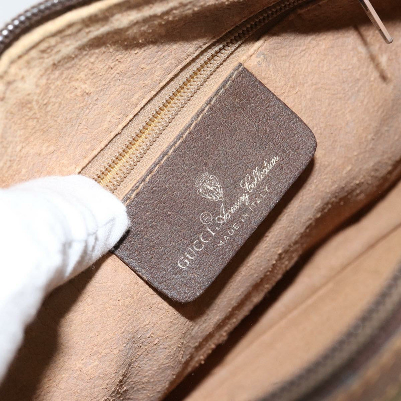 【日本直送】GUCCI GG Supreme Web Sherry Line 手提包 PVC 米色 金色 89 02 032 正品 121380-18