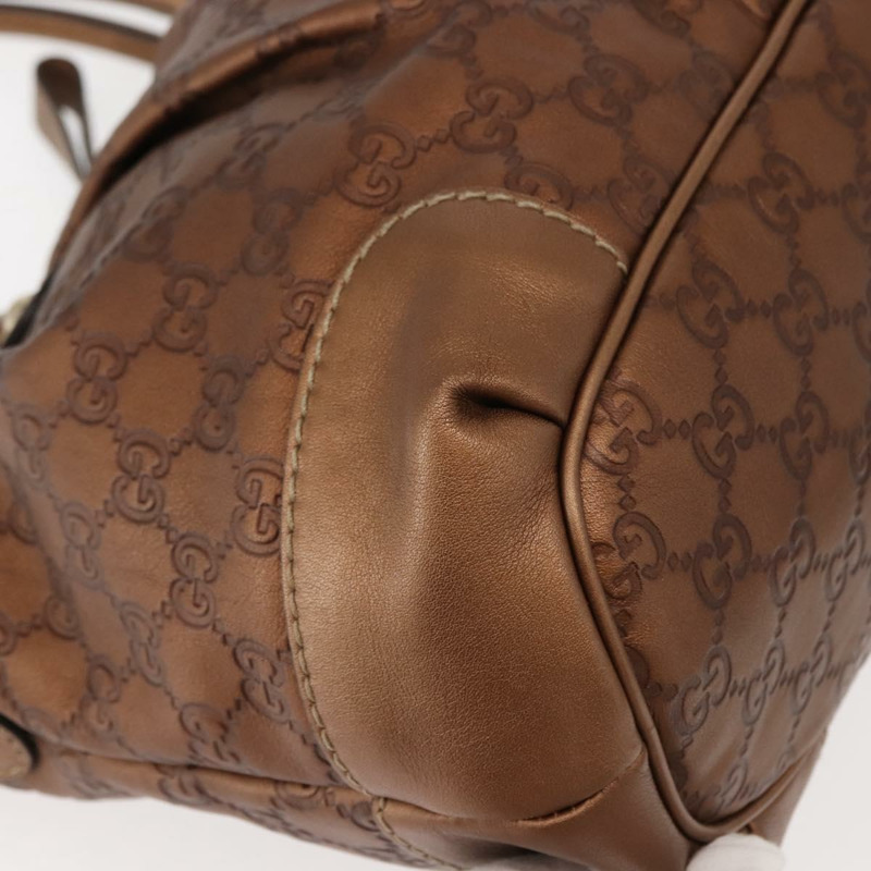 【日本直送】GUCCI GG帆布Guccissima包 皮革 2way 金色金屬棕色 247902 正品 121383-14