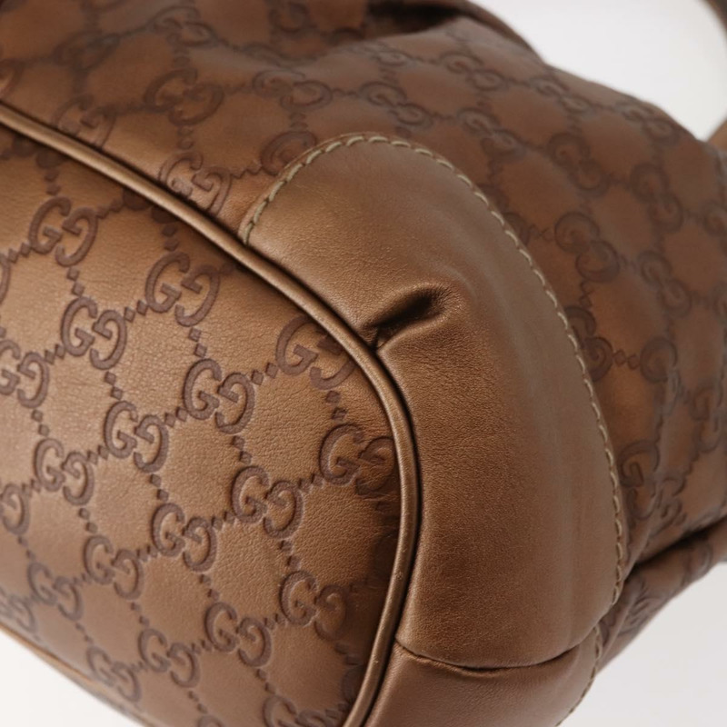 【日本直送】GUCCI GG帆布Guccissima包 皮革 2way 金色金屬棕色 247902 正品 121383-15