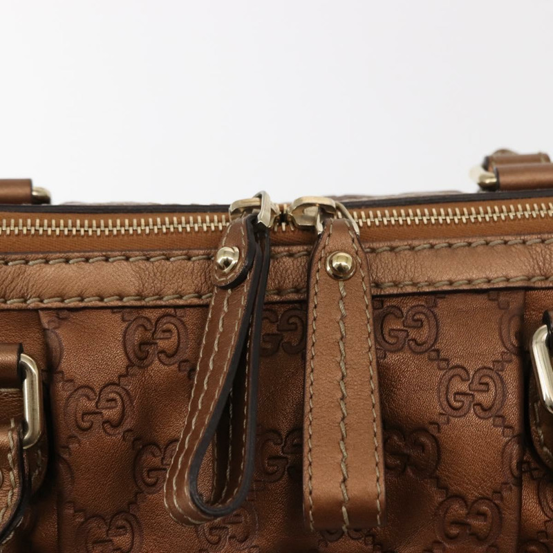 【日本直送】GUCCI GG帆布Guccissima包 皮革 2way 金色金屬棕色 247902 正品 121383-19