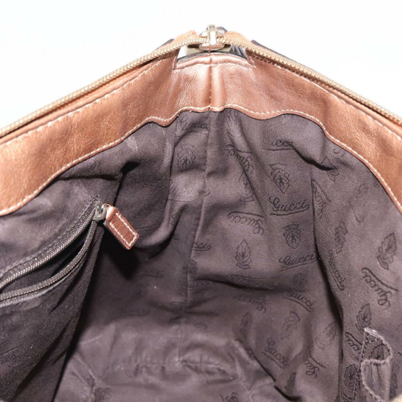 【日本直送】GUCCI GG帆布Guccissima包 皮革 2way 金色金屬棕色 247902 正品 121383-21